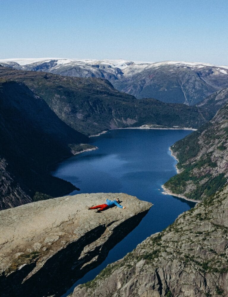 Lake and mountain view in Dharamshala Himachal Pradesh