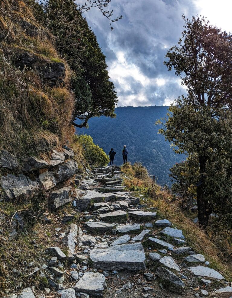 Scenic mountain view of Dharamshala Himachal Pradesh