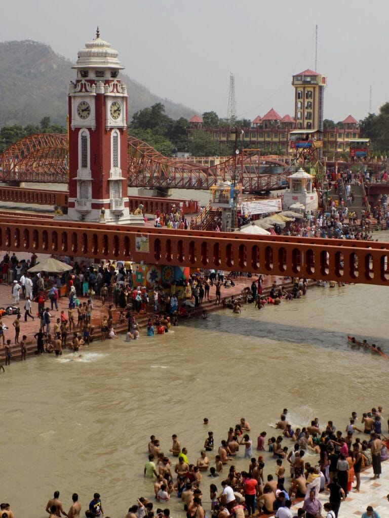 Ganga Aarti at Har Ki Pauri ghat in Haridwar