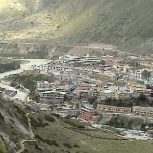 badrinath valley, along the alaknanda river, uttarakhand