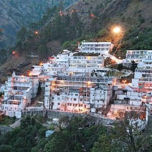 Vaishno Devi Temple complex in Katra, Trikuta Hills